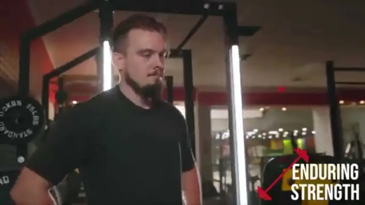 Fitness brand commercial still