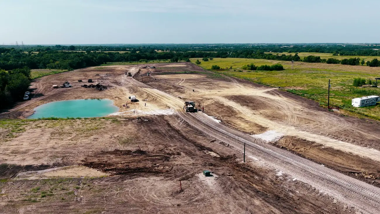 Spagnola Excavation commercial — Site work, from the ground and the air