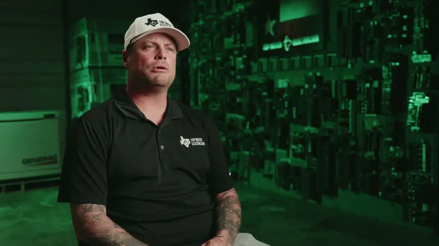 Top Notch Electrician testimonial — Terry Adams on the commercial that sparked the calls